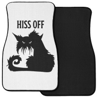 Hiss Off Black Cat Its Fine Im Fine Everythings Is Front Car Mat | Artistshot