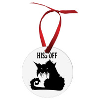 Hiss Off Black Cat Its Fine Im Fine Everythings Is Ornament | Artistshot