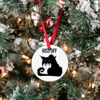 Hiss Off Black Cat Its Fine Im Fine Everythings Is Ornament | Artistshot