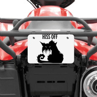 Hiss Off Black Cat Its Fine Im Fine Everythings Is Atv License Plate | Artistshot