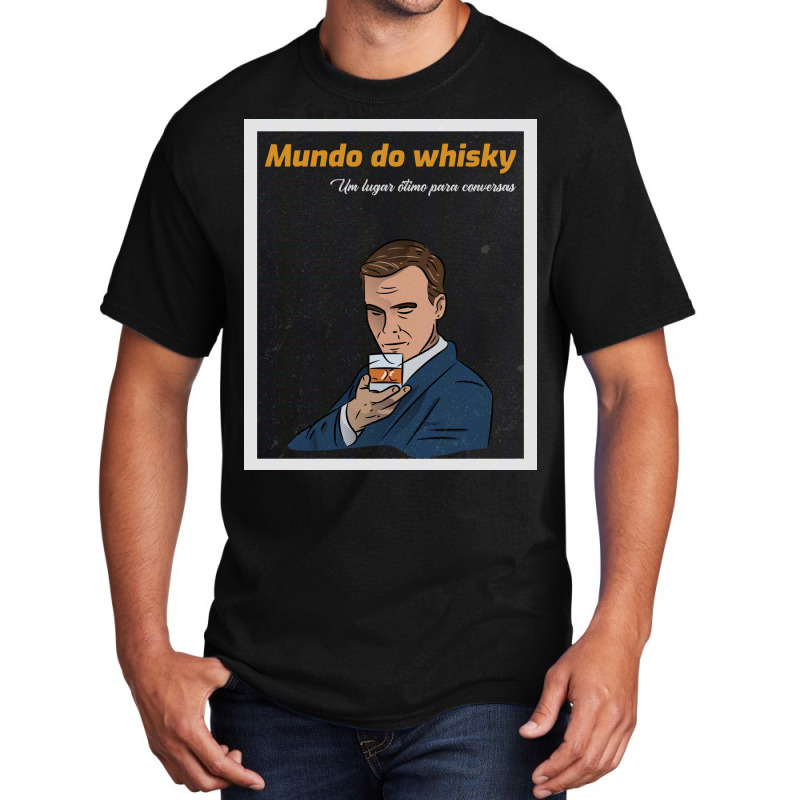 A Vintage Whiskey Basic T-shirt by alecy soon | Artistshot