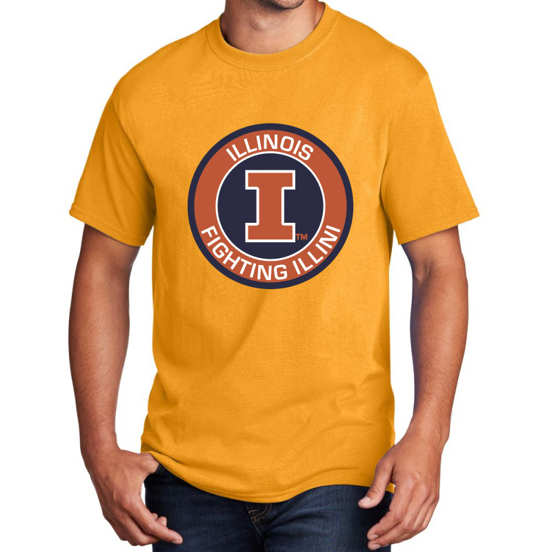 Illinois Fighting Illini Basic T-shirt by rioukiko | Artistshot