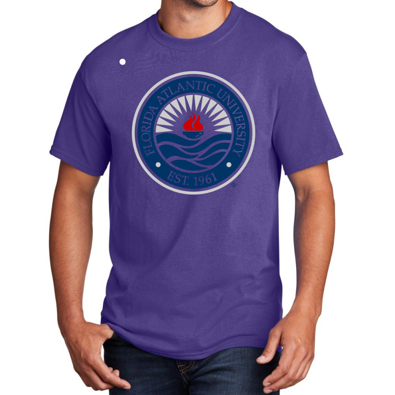 Florida Atlantic University Seal Basic T-shirt by Resrina | Artistshot