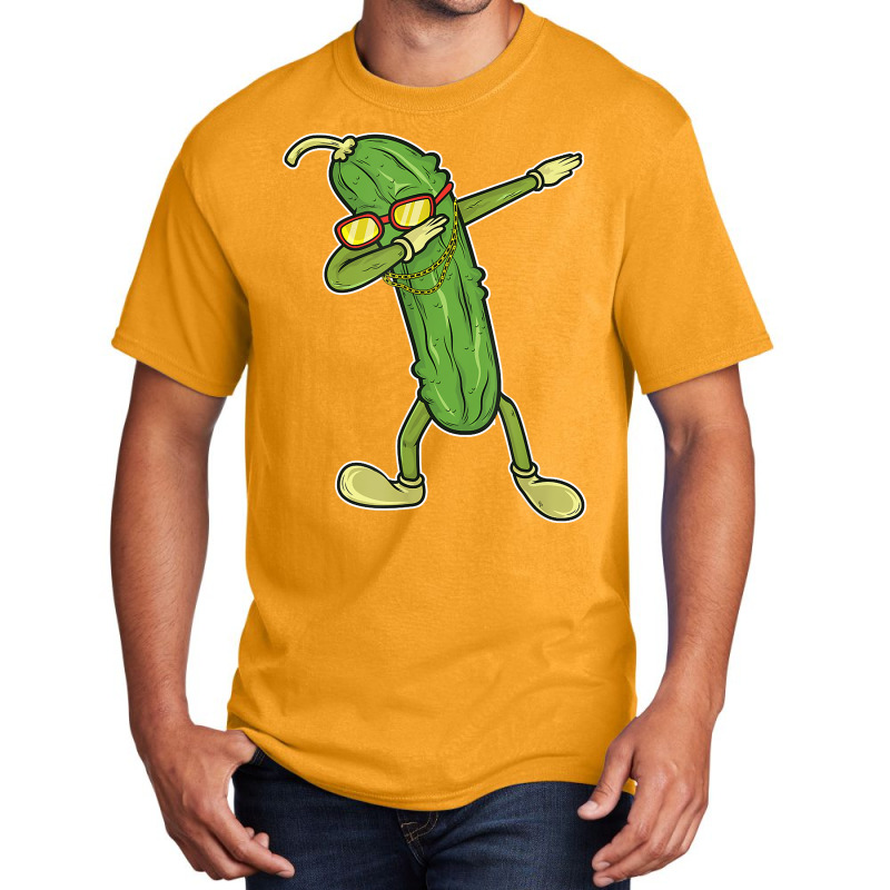 Dabbing Pickle Dancing Cucumber Gift Pickleball T Shirt Basic T-shirt by kogmor58594 | Artistshot