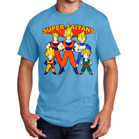 Super Saiyans Basic T-shirt | Artistshot