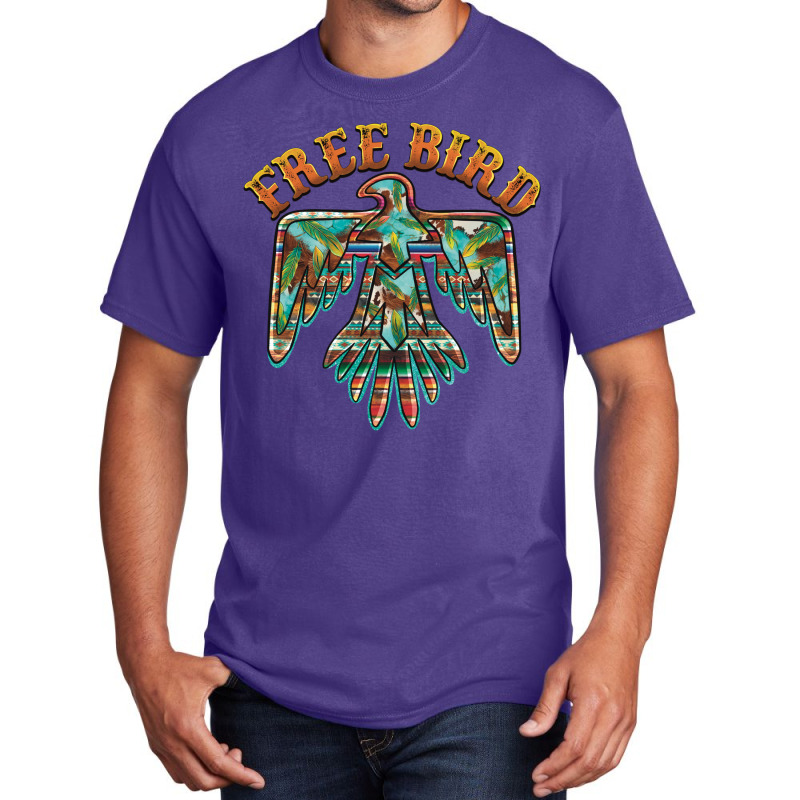 Free Bird Feathers Thunderbird Basic T-shirt | Artistshot