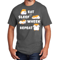 Guinea Pig T  Shirt Eat Sleep Wheek Guinea Pig Rodent Cavies Cavy Pet Basic T-shirt | Artistshot