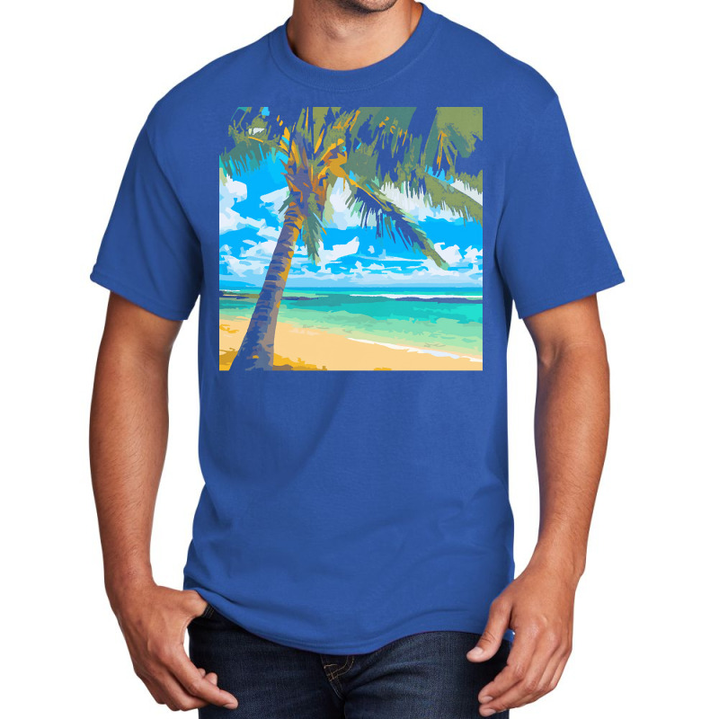 Palm Beach T  Shirt Palm Beach Morning T  Shirt Basic T-shirt | Artistshot