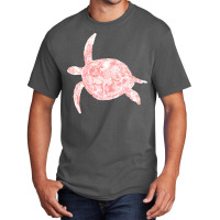 Sea Turtle Watercolor Xmas Basic T-shirt | Artistshot