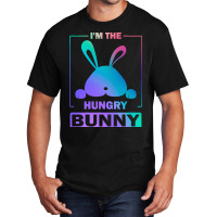 Im The Hungry Bunny T  Shirt Funny Colorful Bunny, I'm The Hungry Bunn Basic T-shirt | Artistshot