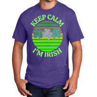 Keep Calm Im Irish T  Shirtkeep Calm I’m Irish T  Shirt (7) Basic T-shirt | Artistshot