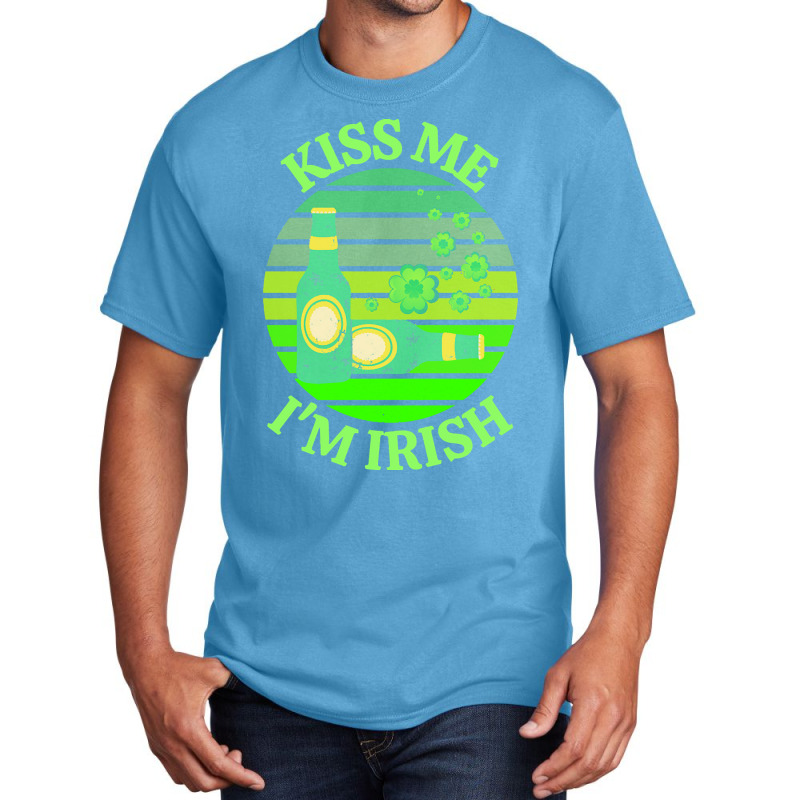 Kiss Me Im Irish T  Shirtkiss Me I’m Irish T  Shirt (6) Basic T-shirt | Artistshot