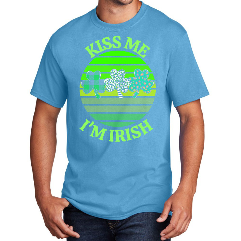 Kiss Me Im Irish T  Shirtkiss Me I’m Irish T  Shirt (8) Basic T-shirt | Artistshot