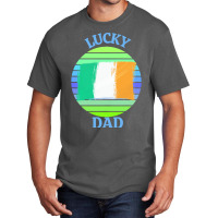 One Lucky Dad T  Shirtone Lucky Dad T  Shirt Basic T-shirt | Artistshot