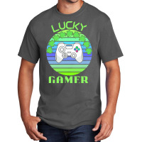 One Lucky Gamer T  Shirtone Lucky Gamer T  Shirt (7) Basic T-shirt | Artistshot