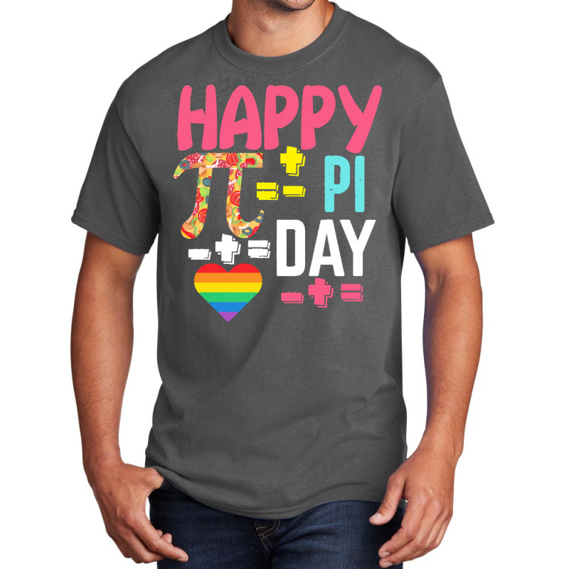 Pi Day Observed On March 14 Celebration T  Shirt Happy Pi Day Math Lov Basic T-shirt | Artistshot