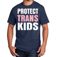 Protect Trans Kids T  Shirt Protect Trans Students L G B T Q Gay Trans Basic T-shirt | Artistshot