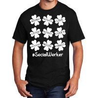 Social Worker St Patricks Day T  Shirt Shamrock Inspire Love Lucky Soc Basic T-shirt | Artistshot