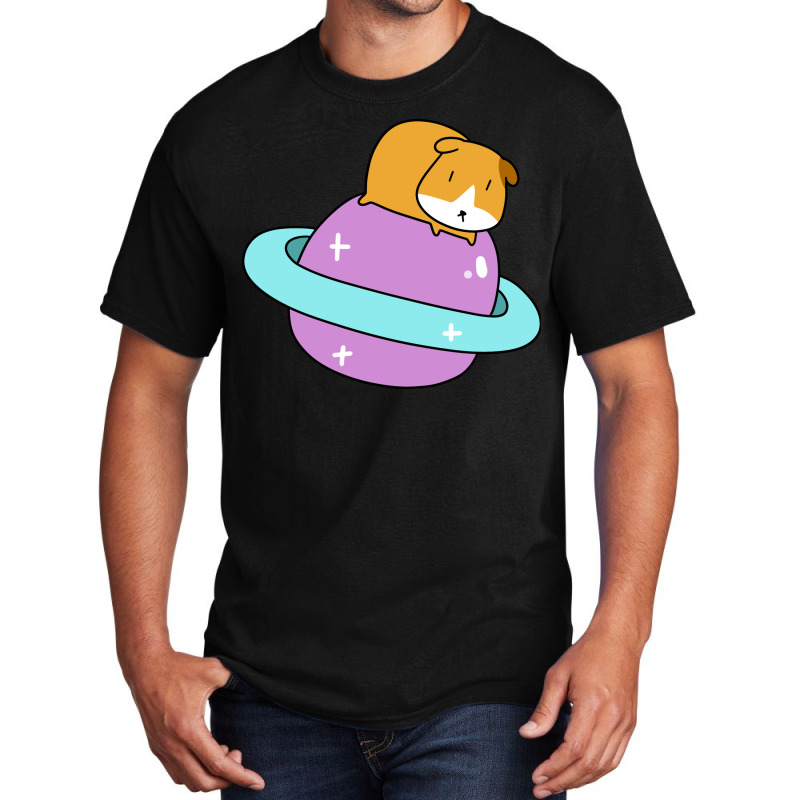 Saturn Guinea Pig Basic T-shirt | Artistshot