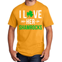 I Love Her Shamrocks Basic T-shirt | Artistshot