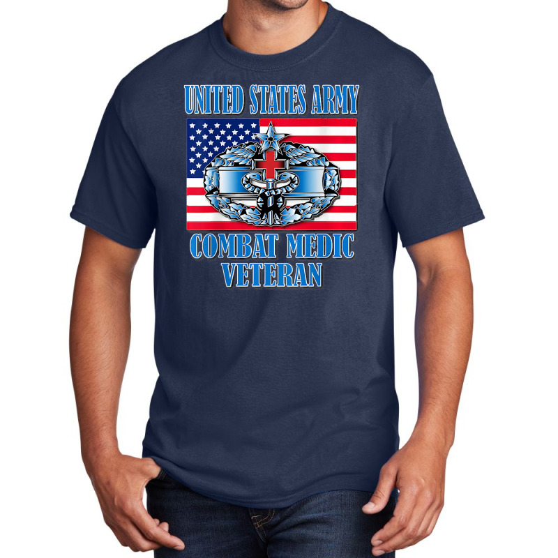 Combat Medic 2nd Award Back Basic T-shirt by AdeArt | Artistshot