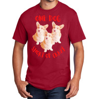 One Dog Short Of Crazy T  Shirtone Dog Short Of Crazy T  Shirt (15) Basic T-shirt | Artistshot