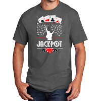 Poker Jackpot Money Rain Winners Basic T-shirt | Artistshot