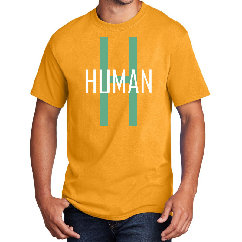 Human (light) Basic T-shirt by kumkunari | Artistshot