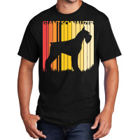 Giant Schnauzer T  Shirt Vintage Giant Schnauzer Dog T  Shirt Basic T-shirt | Artistshot