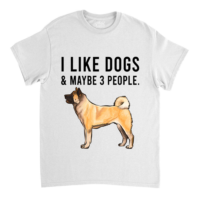 Funny I Like Akita Dogs And Maybe 3 People 2 Classic T-shirt | Artistshot