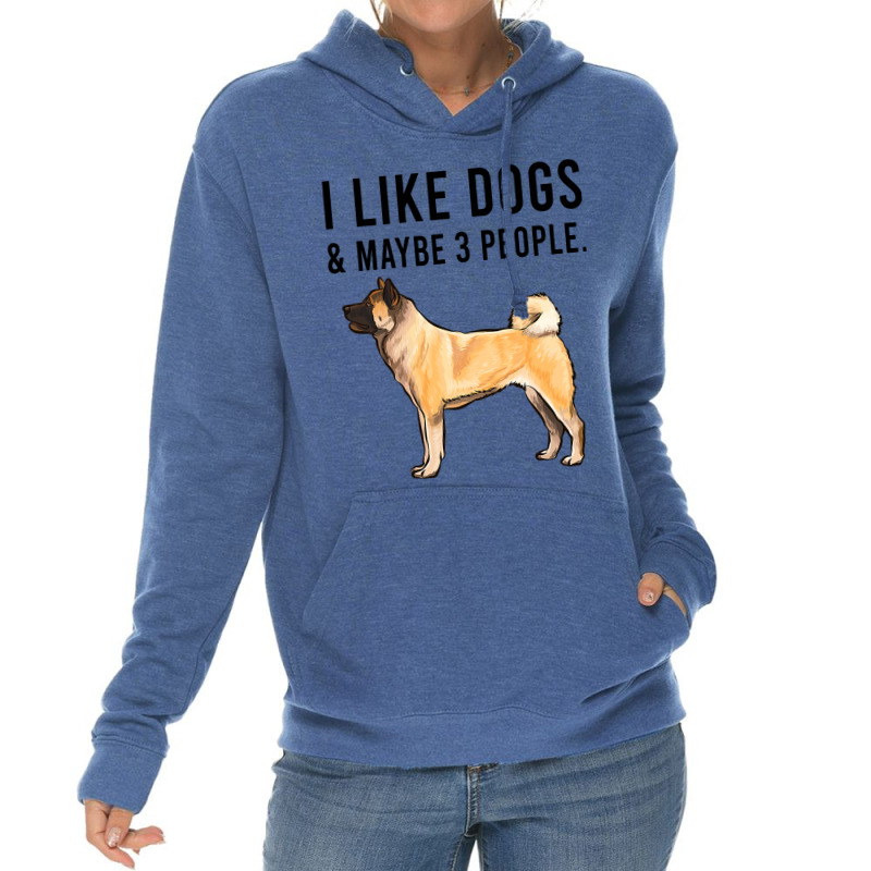 Funny I Like Akita Dogs And Maybe 3 People 2 Lightweight Hoodie | Artistshot