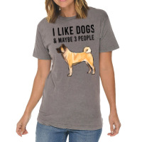 Funny I Like Akita Dogs And Maybe 3 People 2 Vintage T-shirt | Artistshot