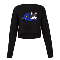 I Hate Mornings Sleeping Boston Terrier Dog Cropped Sweater | Artistshot