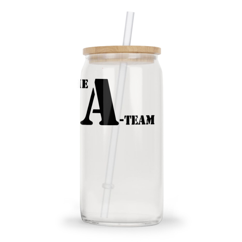 The A Team Stencil Tshirt Glass Tumbler | Artistshot