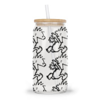 Calvin & Hobbes Comic Running Naked Glass Tumbler | Artistshot