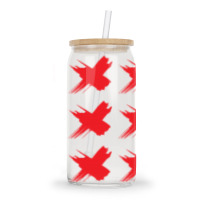 Red X Glass Tumbler | Artistshot