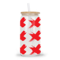 Red X Glass Tumbler | Artistshot