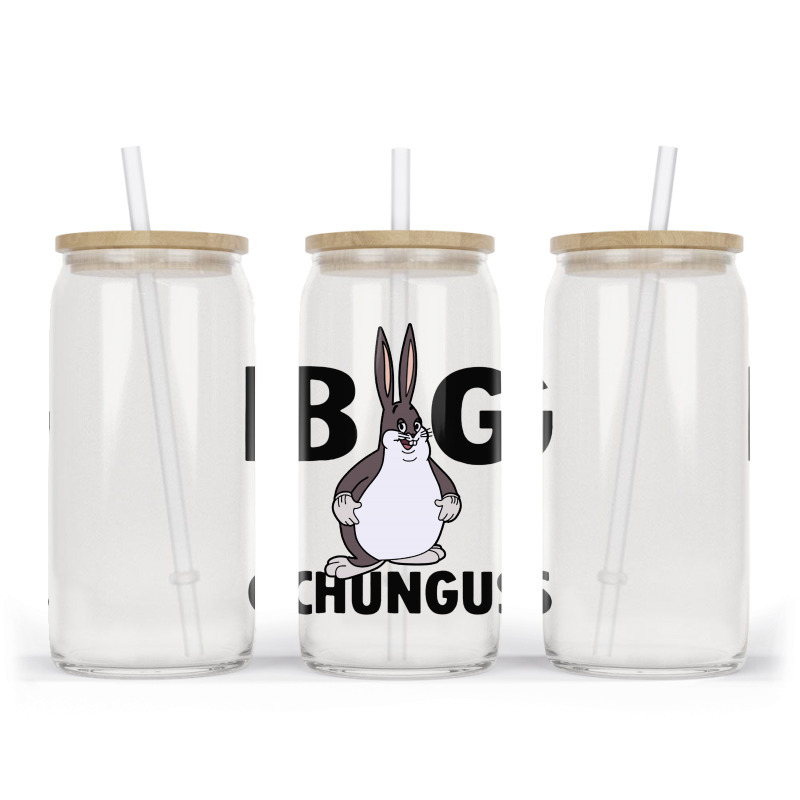 Big Chungus Glass tumbler by Creative Tees | Artistshot