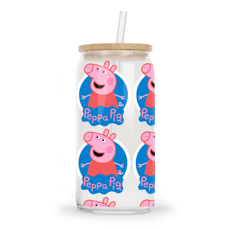 Peppa Pig Glass tumbler by Dejavu77 | Artistshot