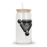 3d Freemasonry Illuminati Eye Of Providence Glass Tumbler | Artistshot