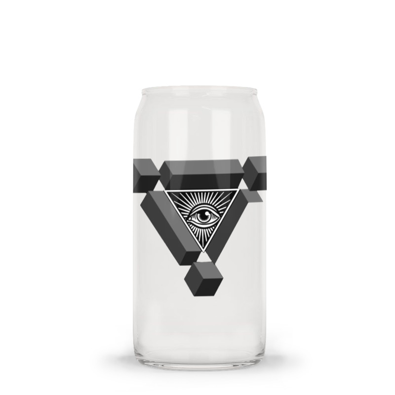 3d Freemasonry Illuminati Eye Of Providence Glass Tumbler | Artistshot