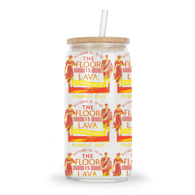 Pompeii Floor Is Lava Championship Glass Tumbler | Artistshot