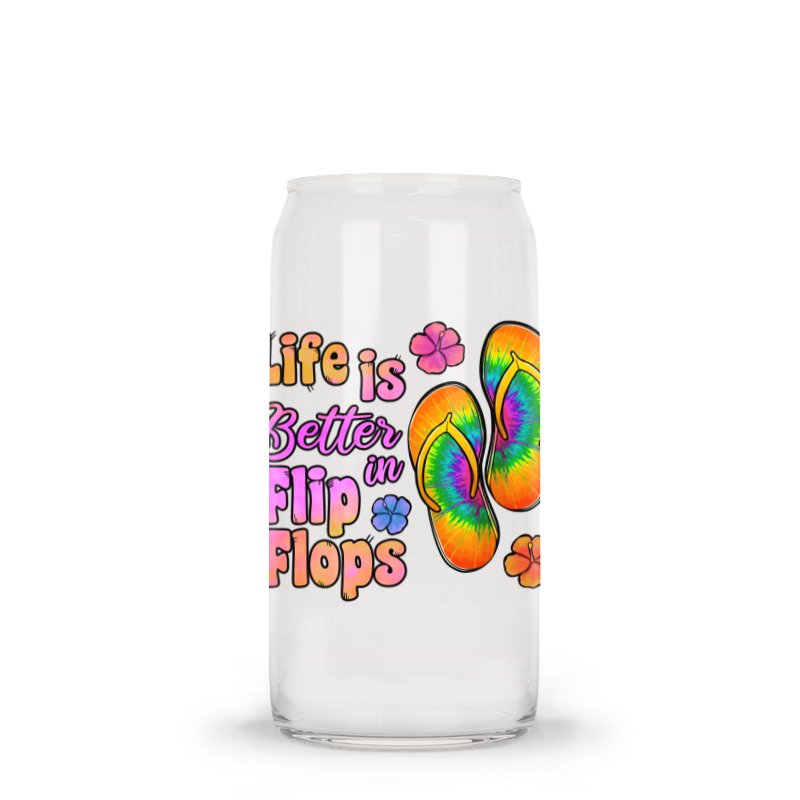 Life Is Better In Flip Flops Glass Tumbler | Artistshot