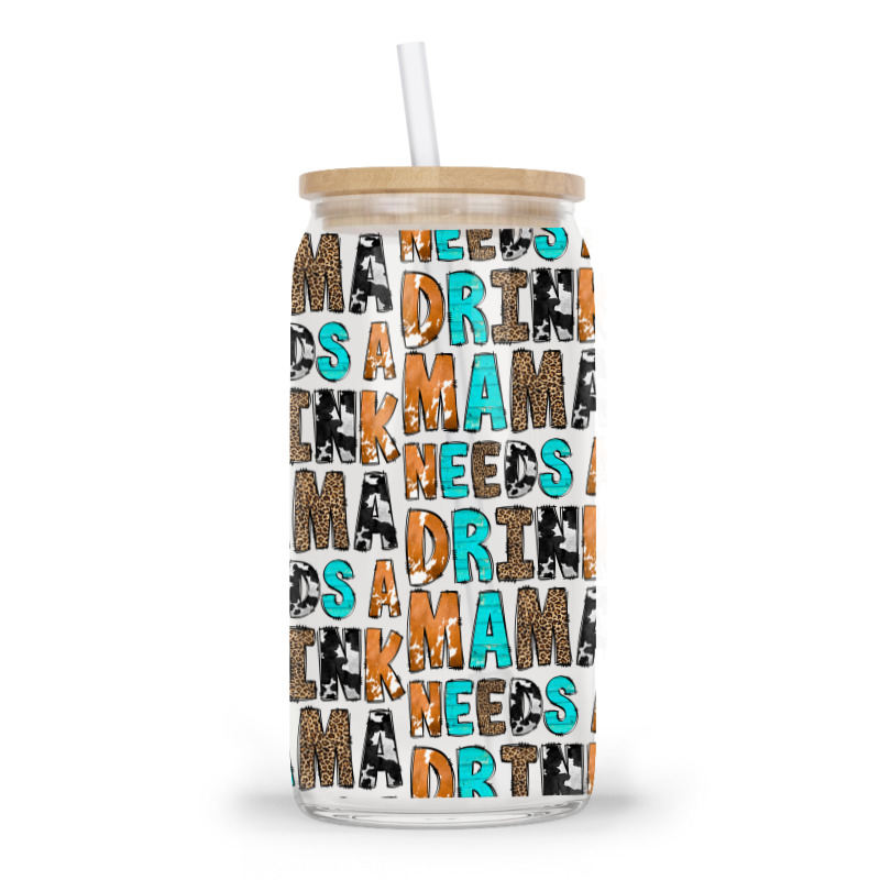 Mama Needs A Drink Glass Tumbler | Artistshot