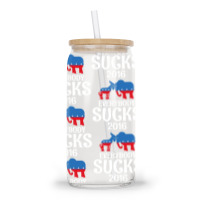 Everybody Sucks 2016 Glass Tumbler | Artistshot