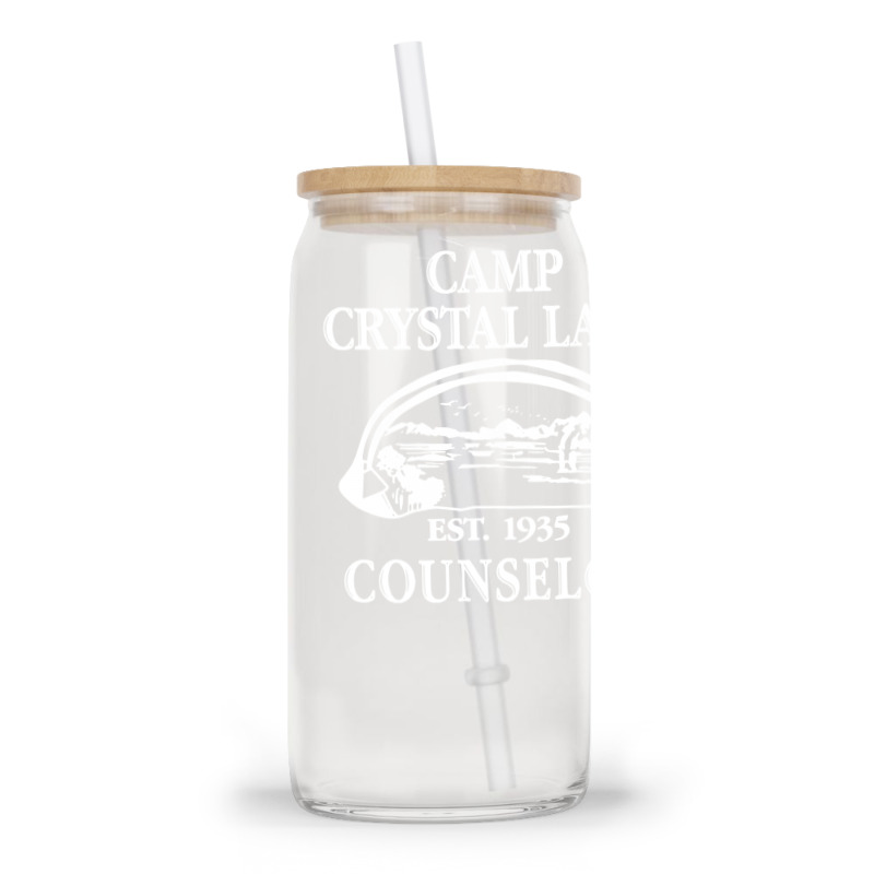 Camp Crystal Lake Counselor Glass Tumbler | Artistshot