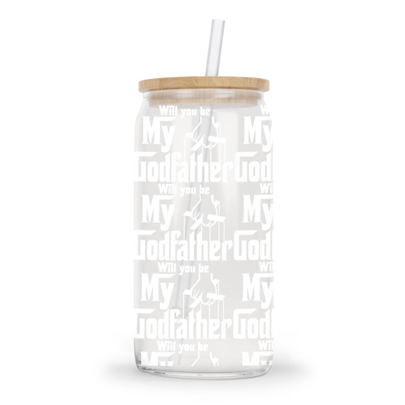 Will You Be My Godfather Glass Tumbler | Artistshot