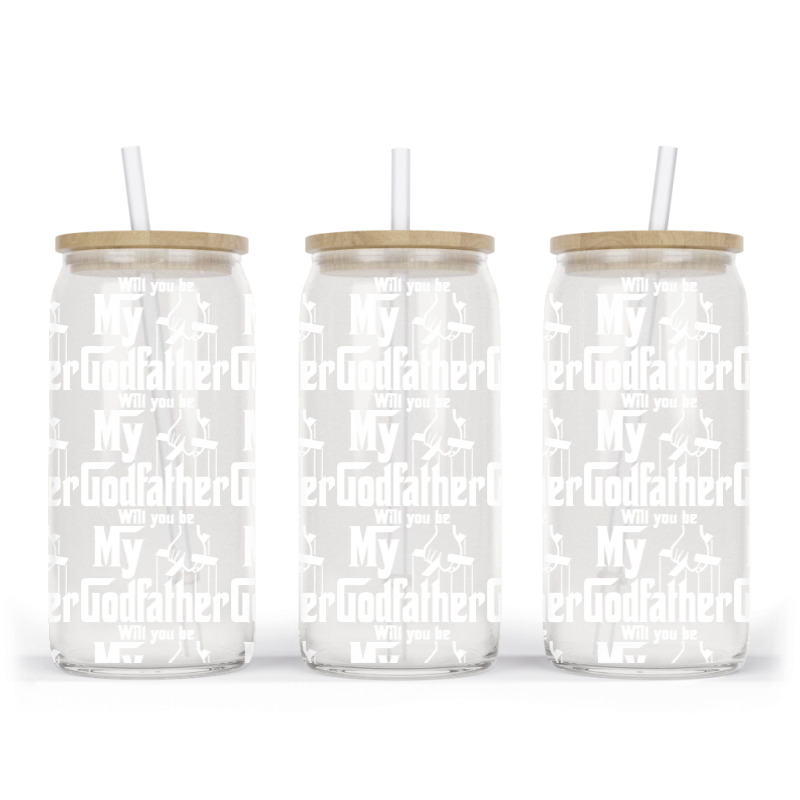 Will You Be My Godfather Glass Tumbler | Artistshot