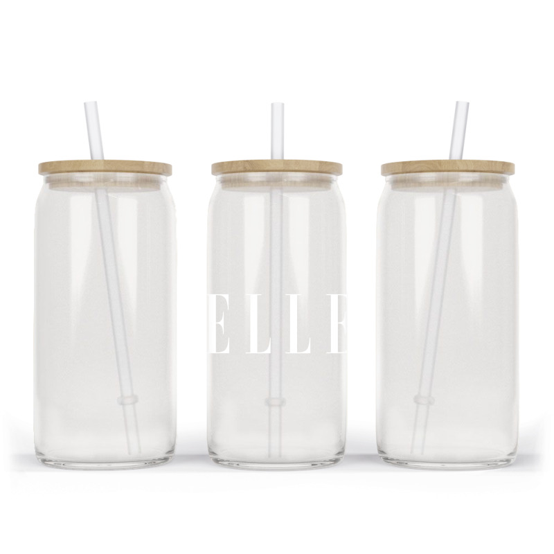 Elle (white) Glass Tumbler | Artistshot