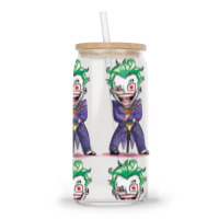 Joker (dc)  (low Poly Abstract) Fanart (zoomout Effect) Glass Tumbler | Artistshot